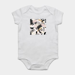 Abstract botanical pattern Baby Bodysuit